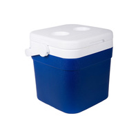 Boîte isotherme portable en plastique de qualité alimentaire, à longue rétention de froid, hermétique et anti-fuite, pour le stockage de glace en extérieur