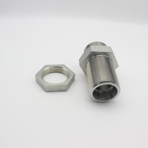 Raccord de traversée droit mâle BSP 6B norme SAE, fabrication usine - Product Image 2