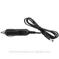 Adaptateur allume-cigare 12V pour voiture vers câble mâle DC 5,5 mm x 2,1 mm avec fusible 15A pour caméra embarquée
