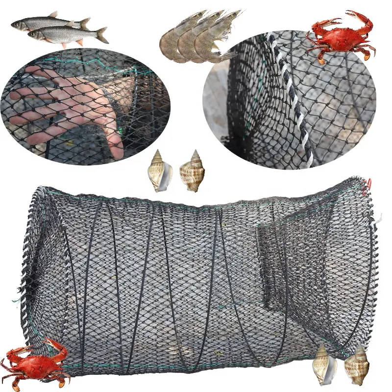 魚ケージネット60*100センチメートルPlastic包ん輸入魚ケージ泥カニ農業ボックス