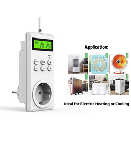 Wts3000 đa-Chức Năng Thiết Kế Tốt Nhất Kỹ Thuật Số Cắm Trong Sưởi Ấm Nhiệt Nhiệt Độ Điều Khiển Chuyển Đổi On/Off Nhà Nóng Từ Xa - Product Image 5