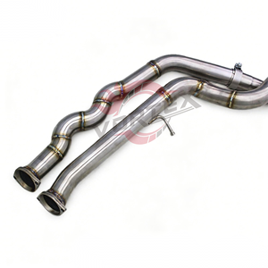 Vortex กระจกสแตนเลส1.5มม. ความยาวเท่ากันท่อกลางสำหรับการแข่งขัน M2C M2 S55 F87ไอเสีย3.0ตัน - Product Image 3