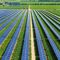 Système de montage solaire agrivoltaïque, support solaire au sol pour projets agricoles photovoltaïques