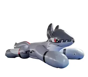 PVC 풍선 만화 장난감 야외 만화 동물 회색 늑대