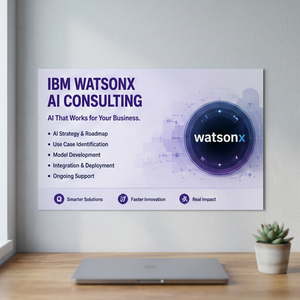 บริการให้คำปรึกษาด้านปัญญาประดิษฐ์ของ IBM Watsonx สำหรับ MAC/ แผนการใช้งานเชิงกลยุทธ์ การระบุกรณีศึกษา การพัฒนาโมเดล การบูรณาการ - Product Image 1