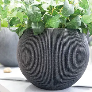 Alta qualidade Big Bowl Shape Round Outdoor Planter Plant Pots para casa e jardim Flower Pot