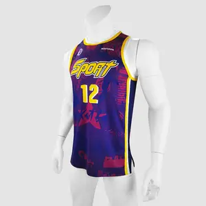 HOSTARON Großhandel Basketball Shooting Shirts Sportswear Plus Size Herren bekleidung Atmungsaktive polynesische Tätowierung Tonga Basketball
