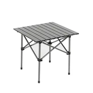 Promotion Multifunctional High Quality Mental Portable Camping Picnic Beach Folding Table For Outdoor