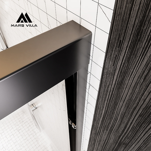 Porte <span class=keywords><strong>de</strong></span> <span class=keywords><strong>douche</strong></span> Mars Villa USA Project Hotel à installation facile, avec quincaillerie en acier inoxydable SS304 et bande d'étanchéité étanche - Product Image 3