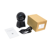 Scanner de codes à barres à plate-forme 1D 2D Scanner USB filaire mains libres lecteur de codes à barres de bureau Code omnidirectionnel QR Scanner