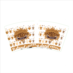 Vaso de Cartón con Recubrimiento de PE de una Cara, Grado Alimenticio, Impresión Flexográfica, para Bebidas y Aperitivos, Venta al Por Mayor - Product Image 1