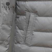 Doudoune Homme Hiver Style Canada en Duvet d'Oie, Manteau Coupe-Vent Respirant avec Capuche Personnalisable et Poches