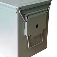 Boîte de rangement anti-explosion pour modèles RC, grande capacité, boîte à munitions métallique scellée, étanche, indice de protection IP 65, argent