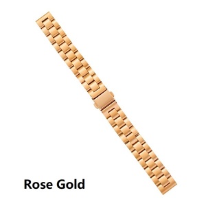 Correa de Repuesto de Acero Inoxidable 304 de 14 mm de Ancho con 3 Cuentas para Reloj <span class=keywords><strong>Garmin</strong></span> Lily 2, Correa de Metal Ajustable con Cierre de Mariposa - Product Image 6