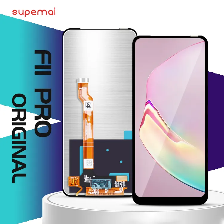 Supemai 6.4 인치 블랙 전면 패널 Lcd 휴대 전화 원래 화면 Oppo F11 프로 디스플레이 Lcd 화면