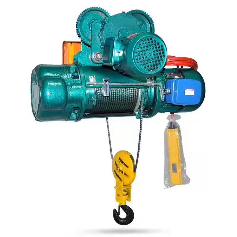 Weiyuan HB Type Explosion-proof Electric Wire Rope Hoist in a hazardous industrial environment
