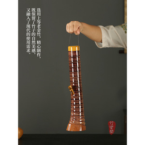 Bamboo Hookah Straight Type Lacquer Finish Durable Men's Mouthpiece Tobacco Holder - Product Image 3