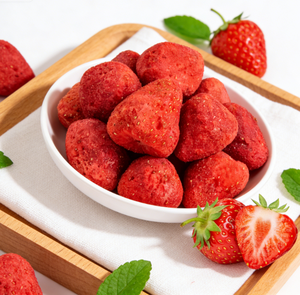 Органические сублимированные клубники без ГМО, консервированные фрукты, сертифицированные HACCP, высококачественные полезные закуски, сладкий вкус, натуральные, оптом - Product Image 3