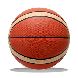 Ballon de basketball personnalisé de haute qualité, taille 6, en matériau composite, avec logo imprimé OEM, pour l'entraînement des adultes et des adolescents - Product Image 3