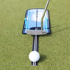 Classico specchio da Golf in acrilico personalizzato mettendo allineamento specchio pratica mettendo ausilio per l'allenamento Golf Swing Trainer