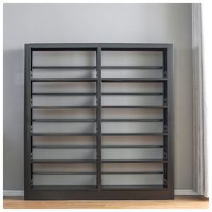 أرفف كتب مكتبة معدنية رخيصة بالجملة أرفف كتب معدنية مستعملة خزائن كتب مكتبة مصمم على شكل رف الكتب - Product Image 4