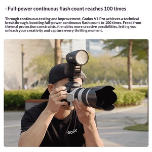 Système de flash double professionnel <span class=keywords><strong>V1</strong></span> Pro à tête ronde SU-1, lumière d'appoint détachable TTL HSS Type-C <span class=keywords><strong>Speedlite</strong></span> 76WS - Product Image 5