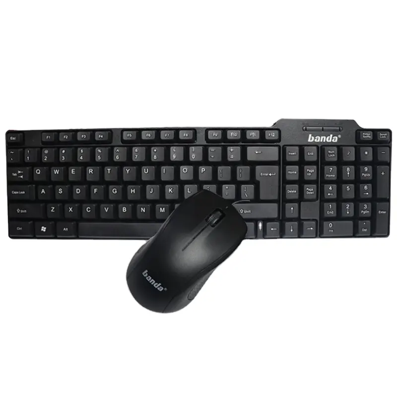 Usine OEM personnalisé marque usb clavier souris étanche muet produit de bureau souris de clavier pleine taille pour pc portable