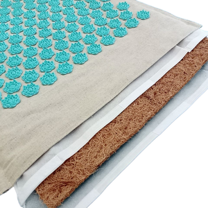 Juego de colchoneta de acupresión prémium al por mayor, ecológico, de lino natural y coco, para alivio del dolor - Product Image 3