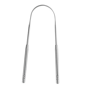 304 Stainless Steel U Shaped Tongue Scraper For Oral Care Bad Breath <b>Removal</b> - Product Image 5