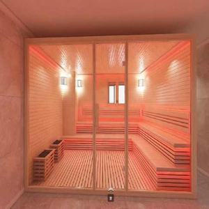 ساونا جافة تحت الحمراء البعيدة سعر غرفة ساونا فاخرة داخلية <span class=keywords><strong>3</strong></span> أشخاص - Product Image 1