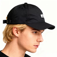 Gorra de Béisbol de Secado Rápido para Verano, Ligera, Impermeable, Deportiva, Transpirable, de Nailon, Ajustable, para Mujer y Hombre