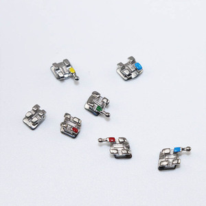 Brackets de Ortodoncia MBT 0.022 Mini Estándar, Brackets Metálicos Dentales con Ganchos para Alineación Dental - Product Image 2