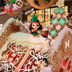 Scens <span class=keywords><strong>de</strong></span> Noël populaires Décorations <span class=keywords><strong>de</strong></span> Noël détachables <span class=keywords><strong>Maison</strong></span> à thème pour le shopping Aire <span class=keywords><strong>de</strong></span> jeux Lumière LED Vacances <span class=keywords><strong>de</strong></span> Noël - Product Image 3