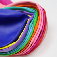 Ballons en latex en gros d'usine 1,5g Macaron arc-en-ciel biodégradables ronds pour fêtes