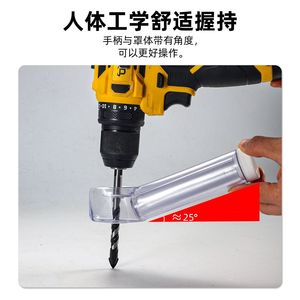 Adaptateur de collecteur de poussière de 2 pouces de diamètre, sac filtrant en matériau PTFE à chargement par le haut pour perceuses électriques - Product Image 3