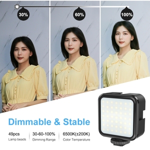 Kits de montage vidéo pour Smartphone portable personnalisé 4 en 1 Vlogging Live Broadcast LED <span class=keywords><strong>Selfie</strong></span> Fill Light Microphone pour la diffusion en direct - Product Image 2