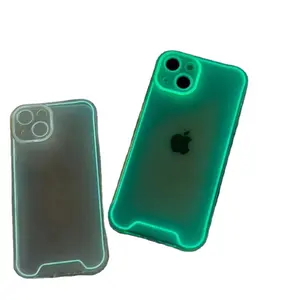 Glow Dark Luminous Case For iPhone 14 Pro Max 11 iPhone 13 12 Mini 7 8 Plus XR X XS Max SE 2023 Shockproof Matte Silicone Cover