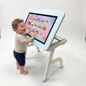 <span class=keywords><strong>Table</strong></span> tactile intelligente à écran tactile capacitif blanc <span class=keywords><strong>de</strong></span> 32 pouces, multi-touch, avec pieds détachables, <span class=keywords><strong>table</strong></span> <span class=keywords><strong>de</strong></span> jeu tactile pour enfants - Product Image 3