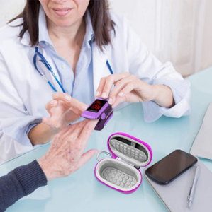 กระเป๋าเก็บอุปกรณ์การแพทย์แบบพกพา EVA สีสันสดใส กล่องใส่แบบแข็งพร้อมซิปสำหรับเครื่องวัดออกซิเจนปลายนิ้ว - Product Image 4