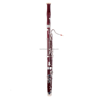 Professional Bassoon C Key Maple Wood Body Cupronickel Silver-plated Keys Woodwind Instrument