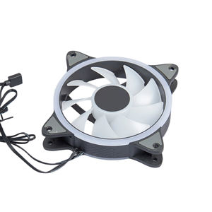 Ventilador RGB LED de 120 mm para <span class=keywords><strong>Caja</strong></span> de <span class=keywords><strong>PC</strong></span> |   Rodamiento Hidráulico PWM de 4 Pines |   Ventilador de Refrigeración de Alto Flujo de Aire y Bajo Ruido para Cajas de Ordenador y Enfriadores de CPU - Product Image 3