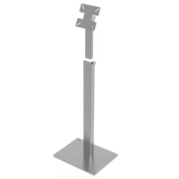 Support de moniteur réglable en hauteur, support portable VESA, support de sol, 100 MM 75MM, angles d'affichage multiples, montage compatible VESA