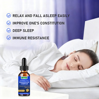 Gouttes liquides de complexe triple magnésium OEM ODM avec glycinate, taurate, citrate, meilleur sommeil, soutien musculaire, saveur fraise