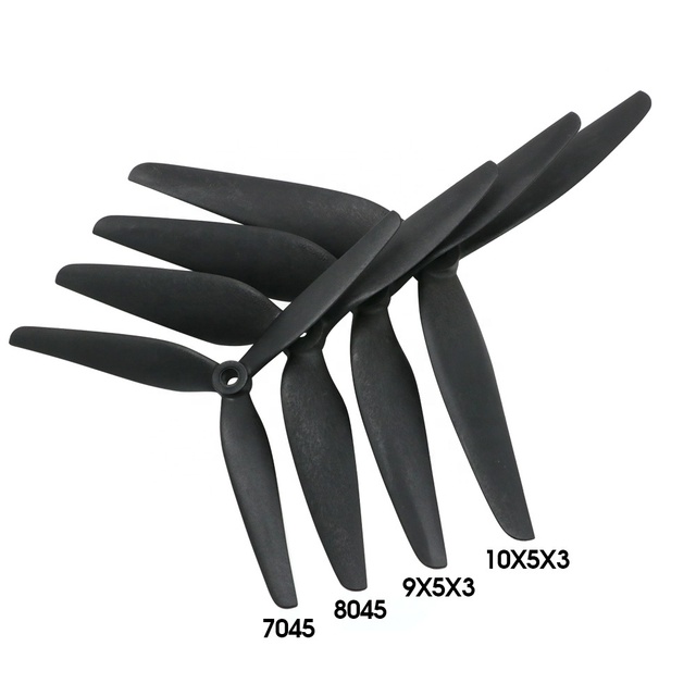 CSKY 7045 8045 9050 1050 3-Blade Carbon Nylon Propeller CW CCW 7inch 8inch 9inch 10inch Props for RC Multirotor FPV Drone