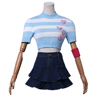 Disfraz de Cosplay para Mujer Adulta, Estilo Anime Bidimensional, para Halloween, Uso Diario, Juego de Rol, Mágico, Inspirado en Películas y Series de TV
