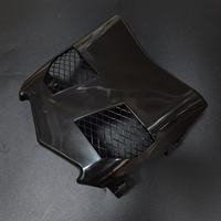 Nouvelle plaque d'immatriculation ventilée en plastique noir brillant style moto Light Bee X pour accessoires de vélo électrique Surron Talaria 79bike