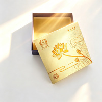 Boîte cadeau rigide haut de gamme avec logo personnalisé en feuille d'or gaufrée pour les boissons gazeuses et les boissons énergisantes