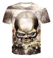YiXin – t-shirt à manches courtes et col rond pour hommes, impression graphique numérique 3D, grande taille, été 2022