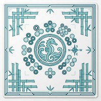Tapis de Mahjong Américain Personnalisé Thème Mardi Gras, Facile à Nettoyer, Épais, Insonorisé, en Caoutchouc Antidérapant pour Divertissement