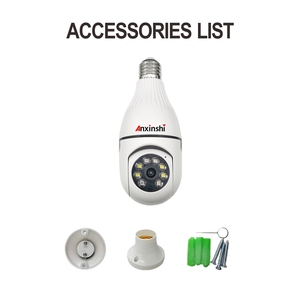 Anxinshi <span class=keywords><strong>Camera</strong></span> Không Dây Thương Hiệu 1080P Wifi Tuya APP E27 Giá Đỡ Đèn <span class=keywords><strong>Camera</strong></span> Ẩn An Ninh Ngoài Trời Cho Gia Đình - Product Image 5